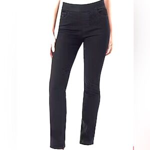 Gloria Vanderbilt Trendy Stretch  High Rise Black Amanda Pull On Jeans